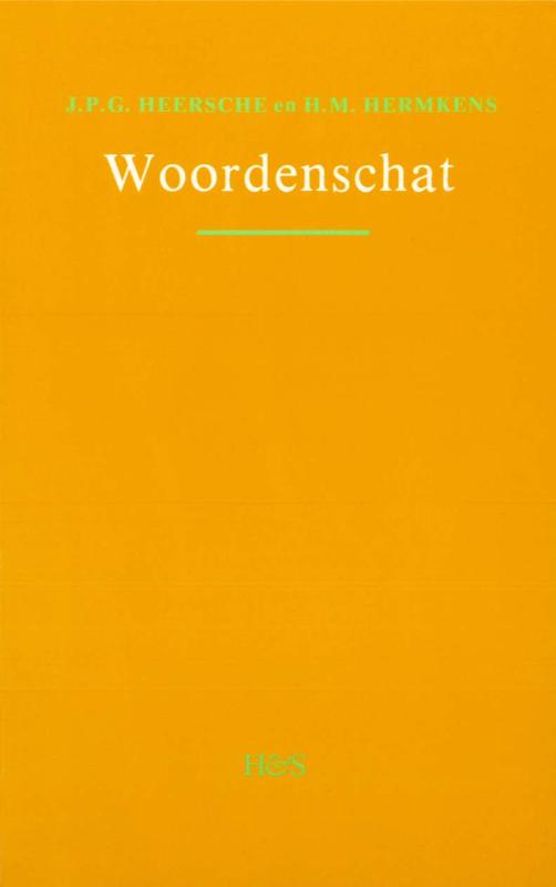 Omslag van Woordenschat