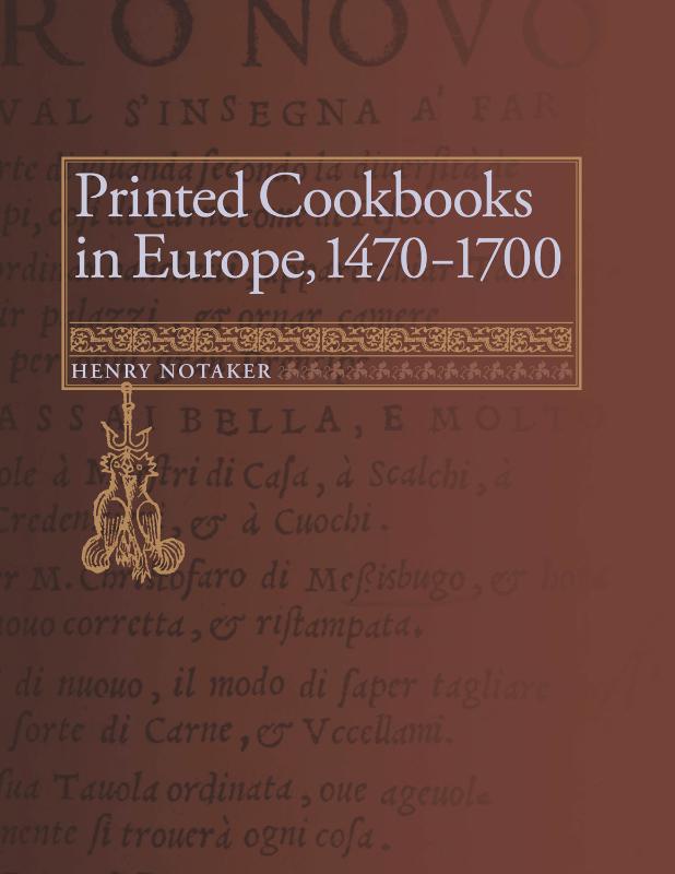 Omslag van Printed Cookbooks in Europe, 1470-1700