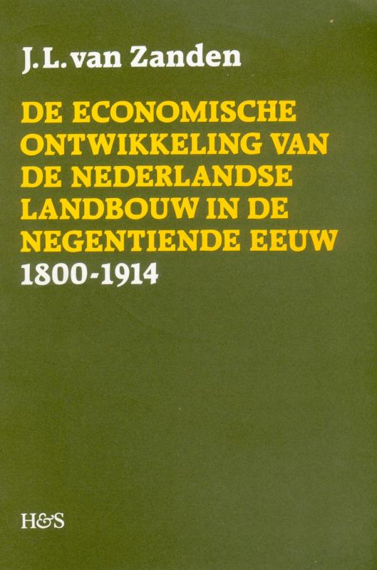 Omslag van Economische ontw. ned. landbouw 19e eeuw