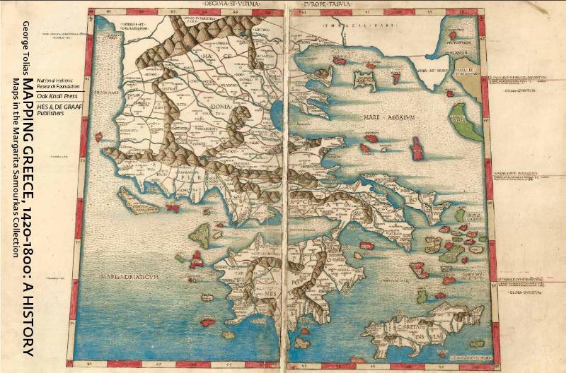 Omslag van Mapping Greece, 1420-1800 - a history