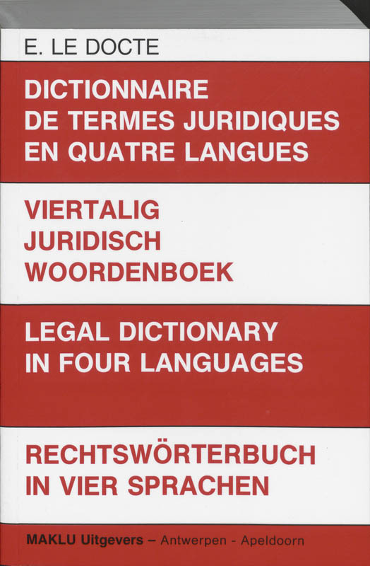 Omslag van Nederlands/Duits/Engels/Frans