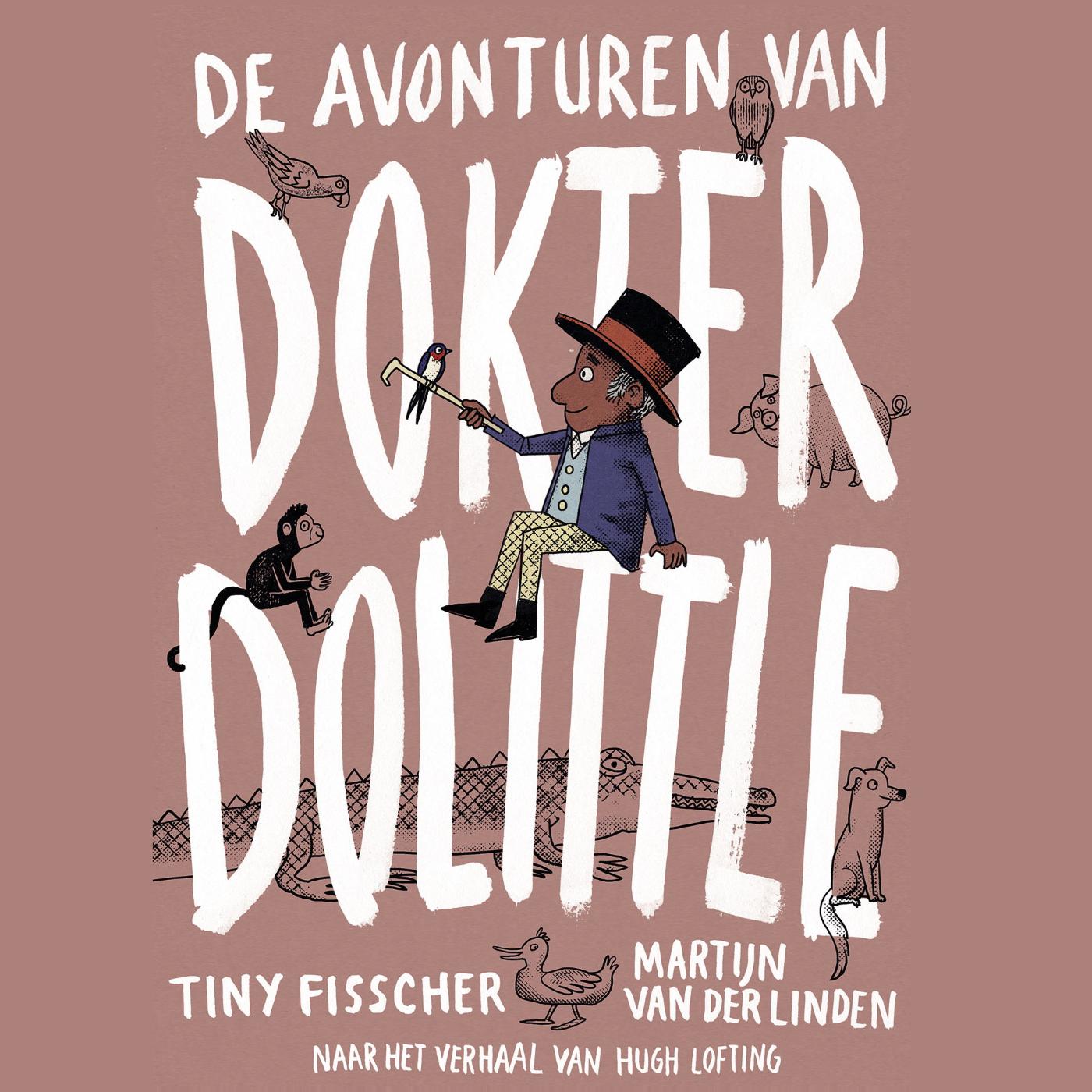 Omslag van De avonturen van dokter Dolittle