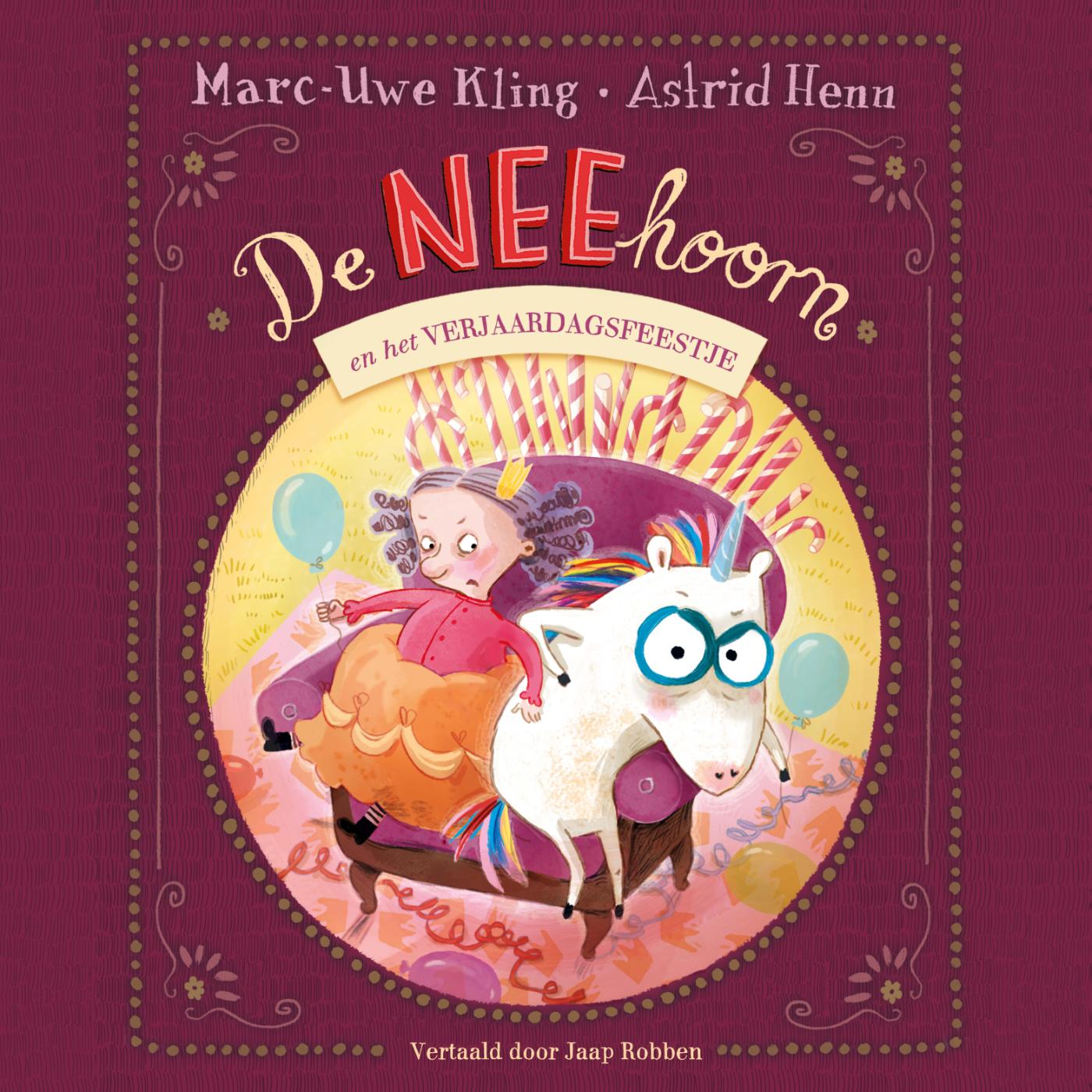 Omslag van De NEEhoorn en het verjaardagsfeestje