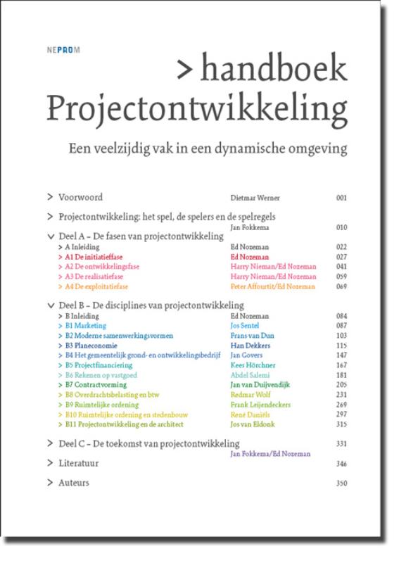 Omslag van Handboek Projectontwikkeling