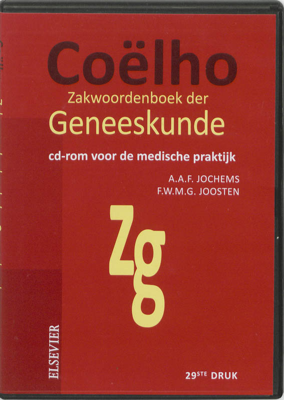 Omslag van Coëlho zakwoordenboek der geneeskunde