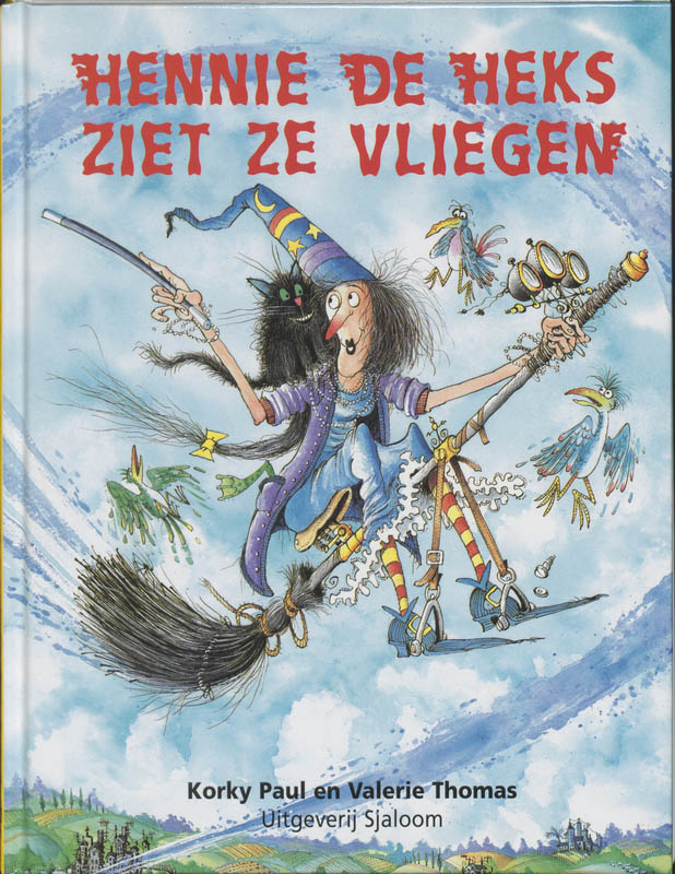 Omslag van Hennie de Heks ziet ze vliegen