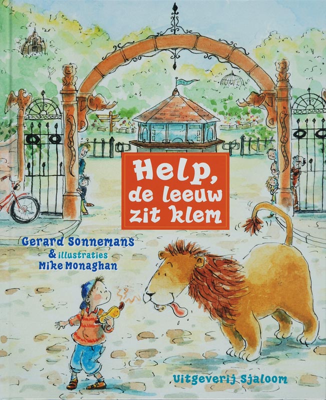 Omslag van Help, de leeuw zit klem!