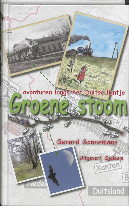 Omslag van Groene stoom - avonturen langs het Duitse lijntje