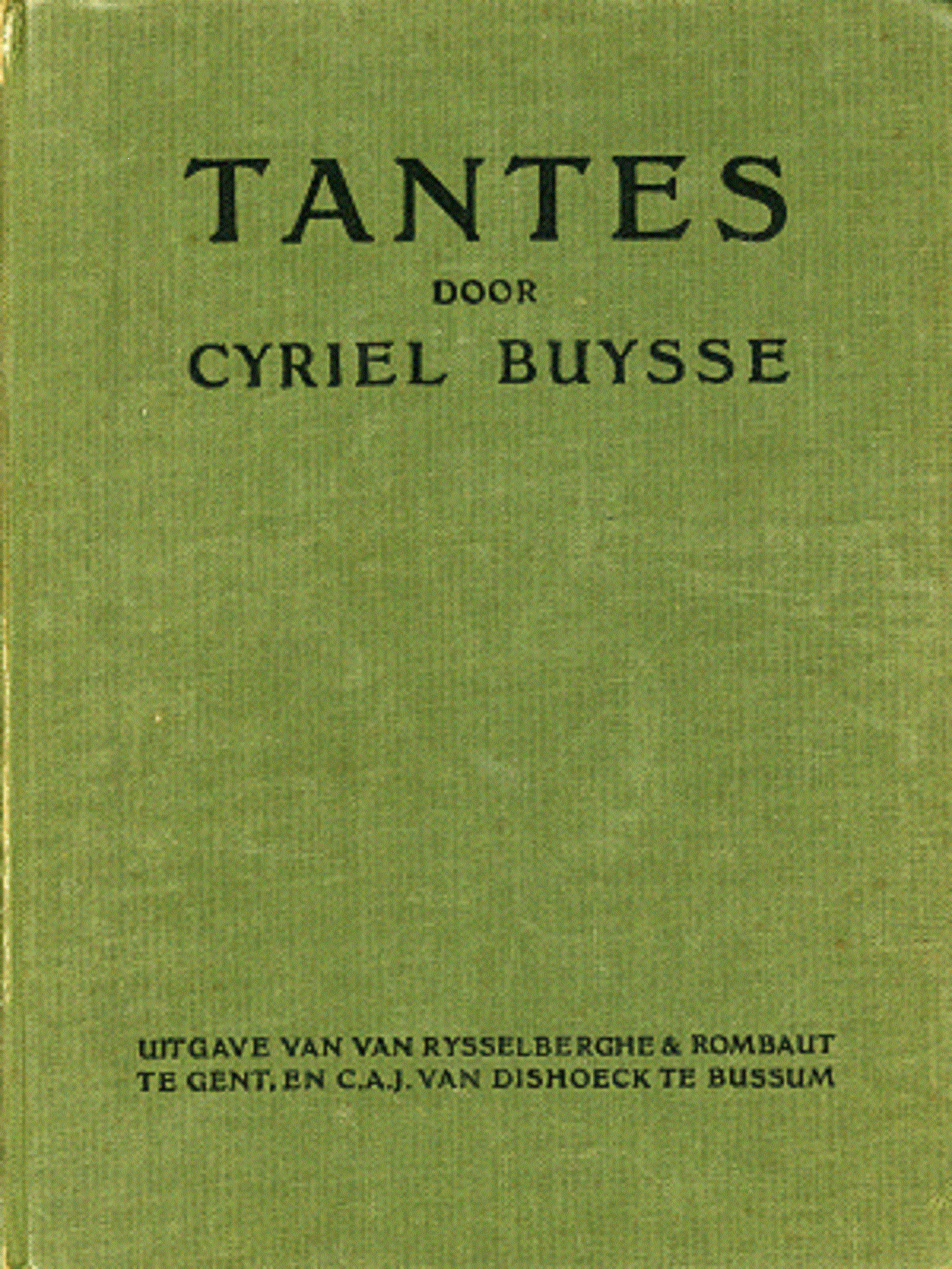 Omslag van Tantes
