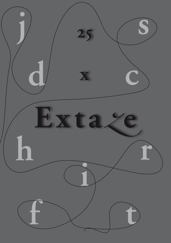 Omslag van 25 x Extaze