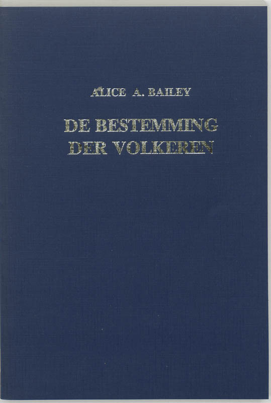 Omslag van De bestemming der volkeren
