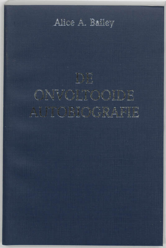 Omslag van De onvoltooide autobiografie