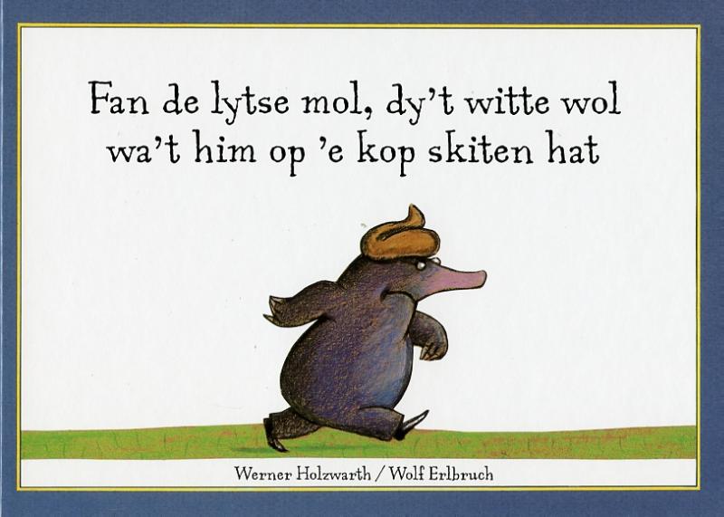 Omslag van Fan de lytse mol dy't witte wol