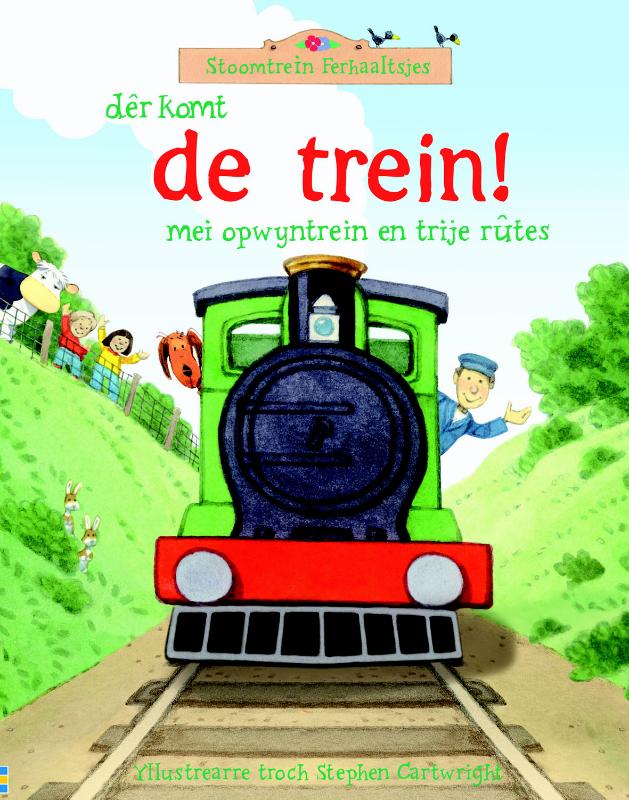 Omslag van Der komt de trein