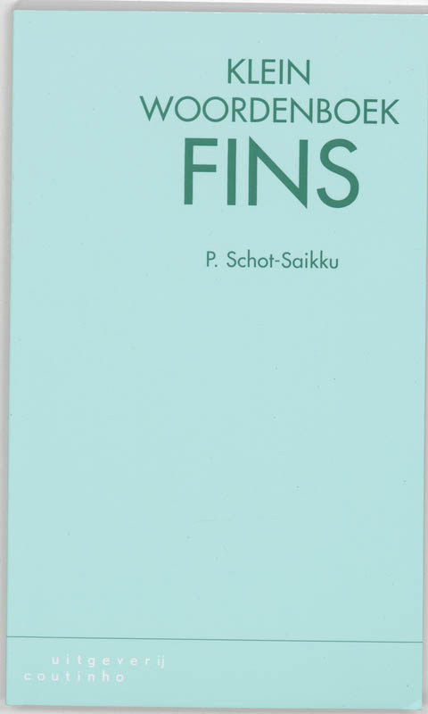 Omslag van Klein woordenboek Fins