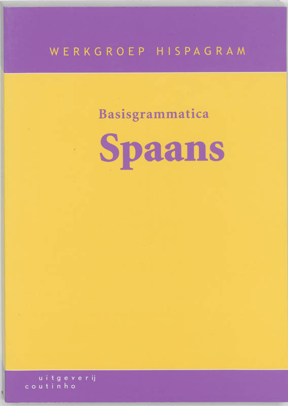 Omslag van Basisgrammatica Spaans