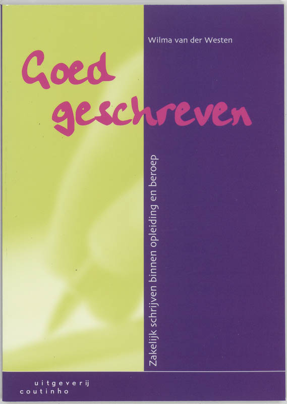 Omslag van Goed geschreven