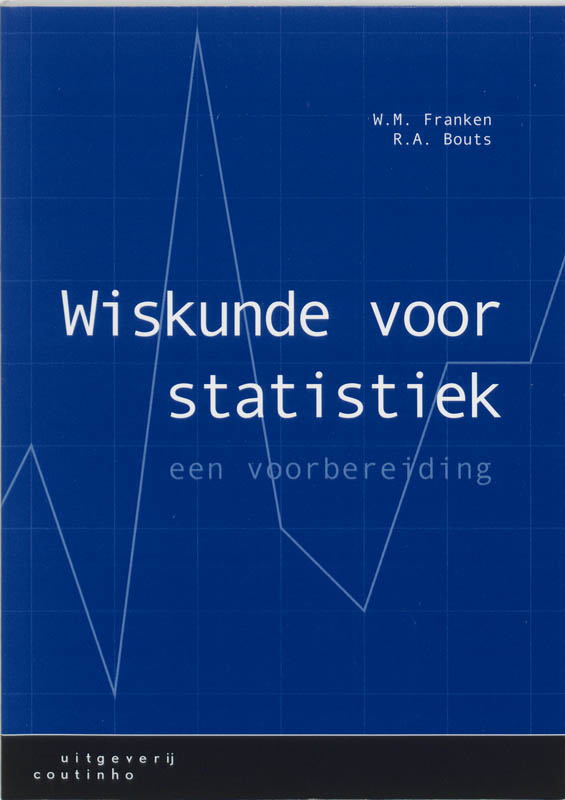 Omslag van Wiskunde voor statistiek