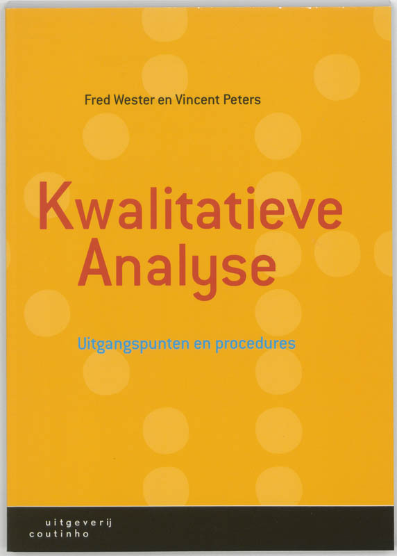 Omslag van Kwalitatieve analyse