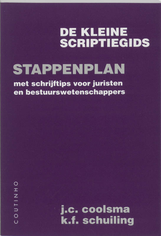 Omslag van De kleine scriptiegids