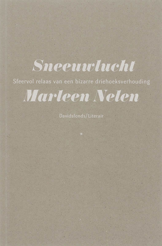 Omslag van Sneeuwlucht