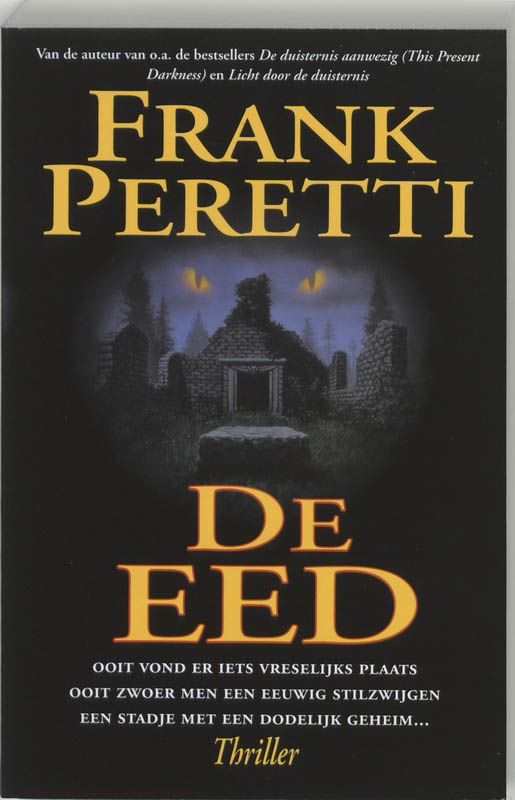 Omslag van De eed