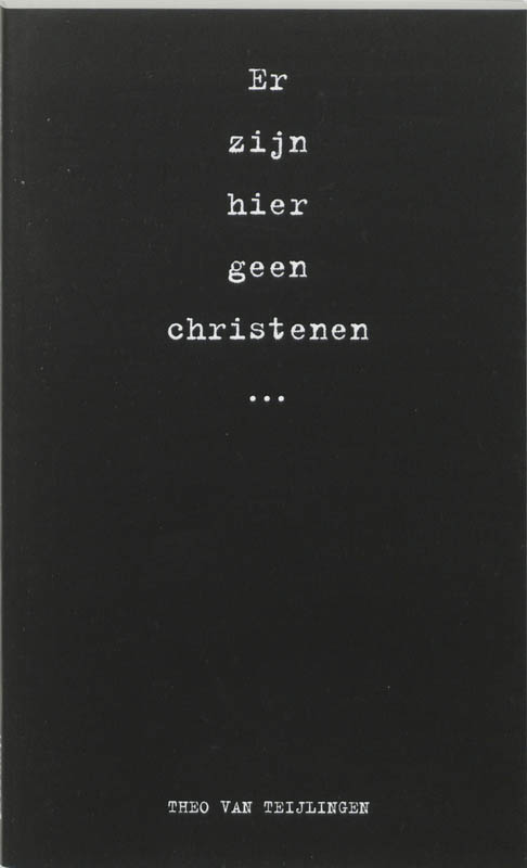 Omslag van Er zijn hier geen christenen ...