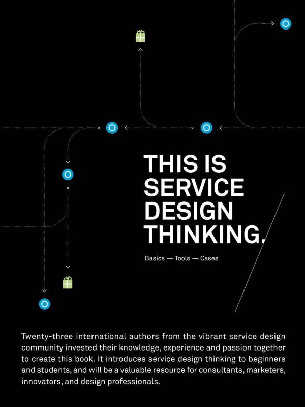 Omslag van This is service design thinking