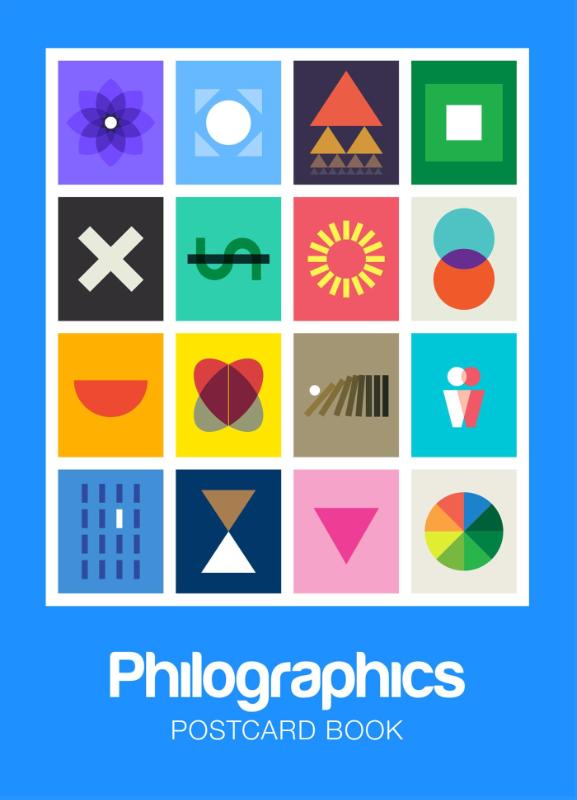 Omslag van Philographics postcard book