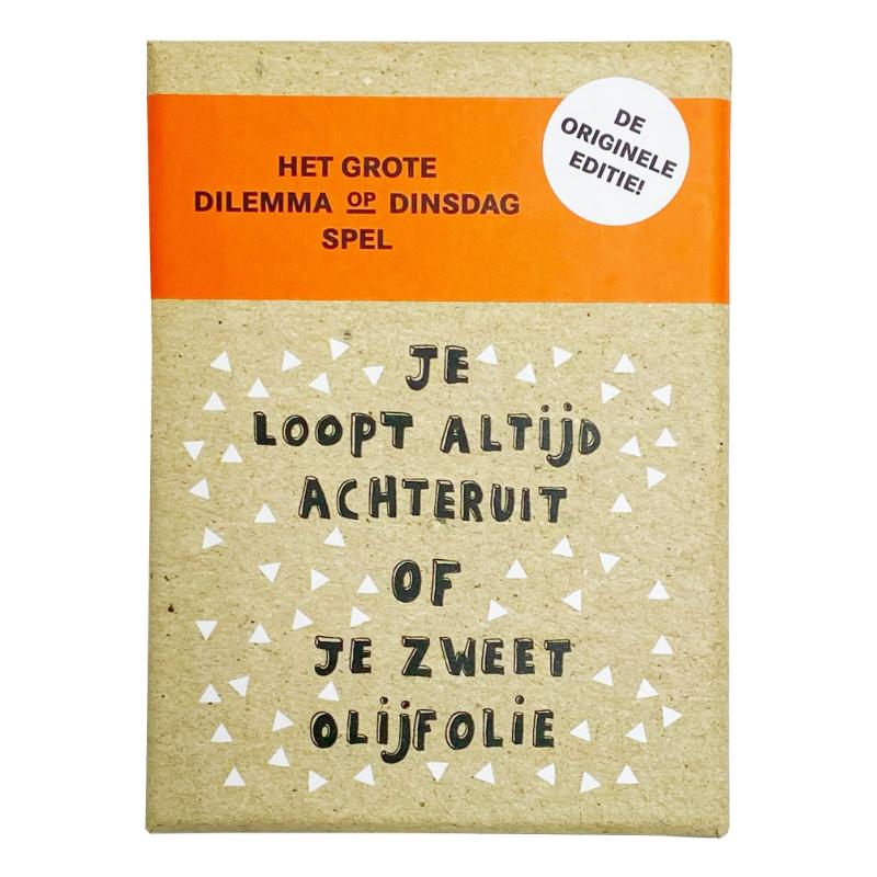 Omslag van Het grote dilemma op dinsdag spel