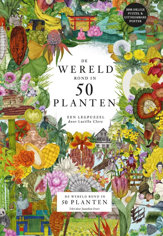 Omslag van De Wereld rond de in 50 Planten