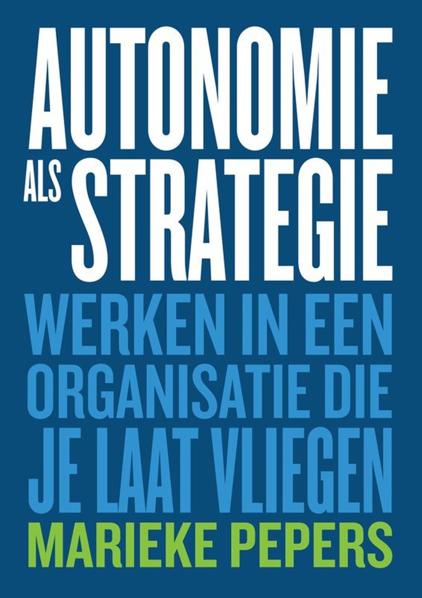 Omslag van Autonomie als Strategie