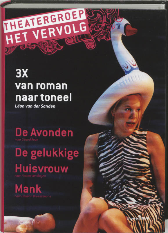 Omslag van 3 x van roman naar toneel