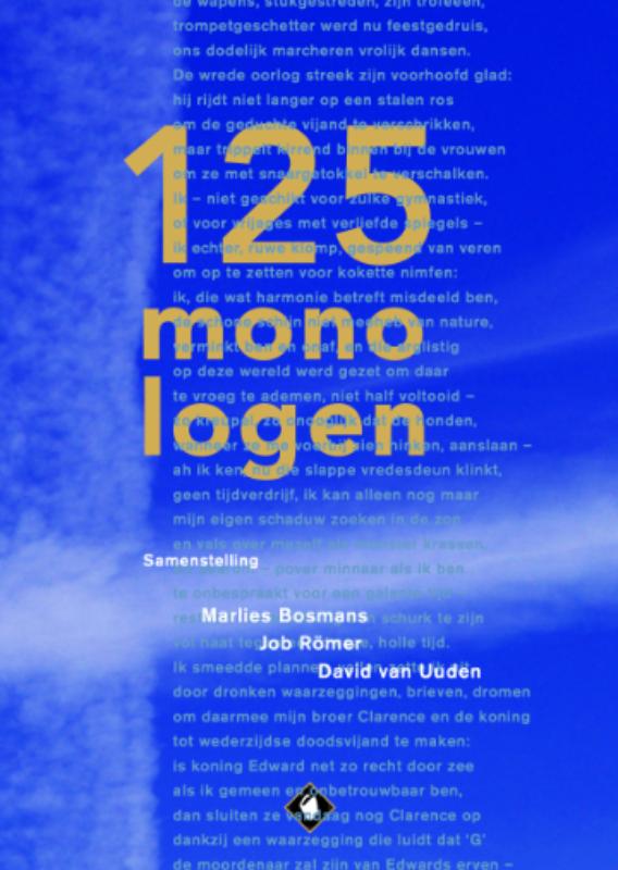 Omslag van 125 monologen