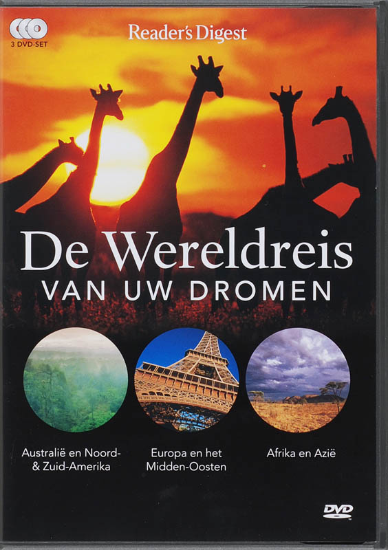 Omslag van De Wereldreis van uw dromen 3 DVD's