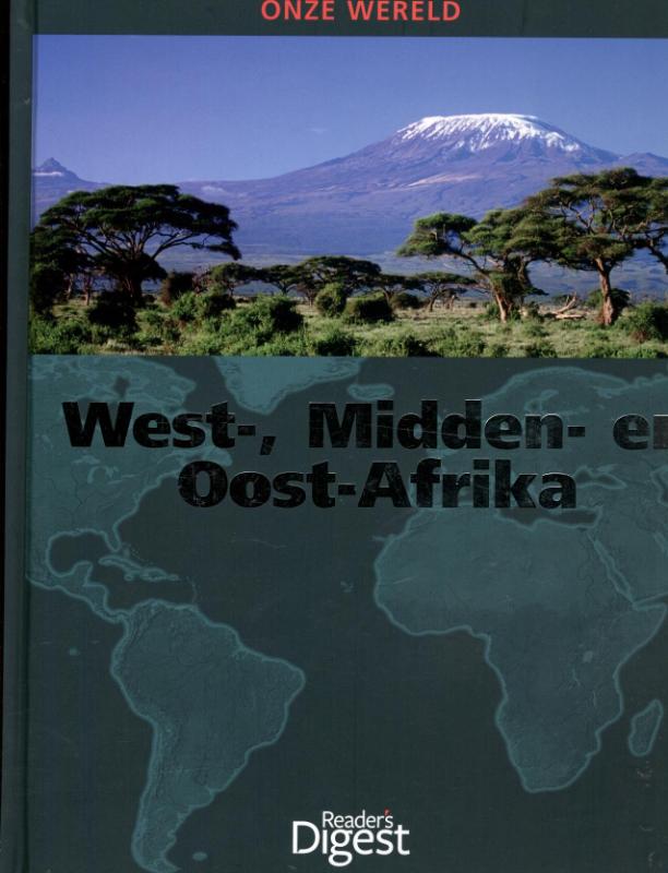 Omslag van West- Midden- en Oost-Afrika