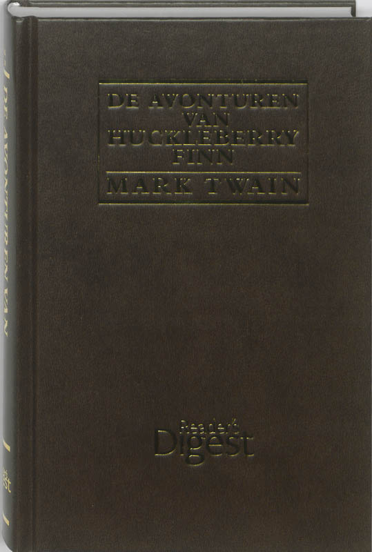 Omslag van De avonturen van Huckleberry Finn