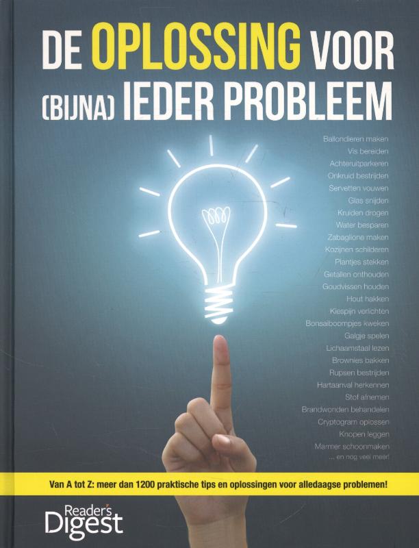 Omslag van De oplossing voor (bijna) ieder probleem