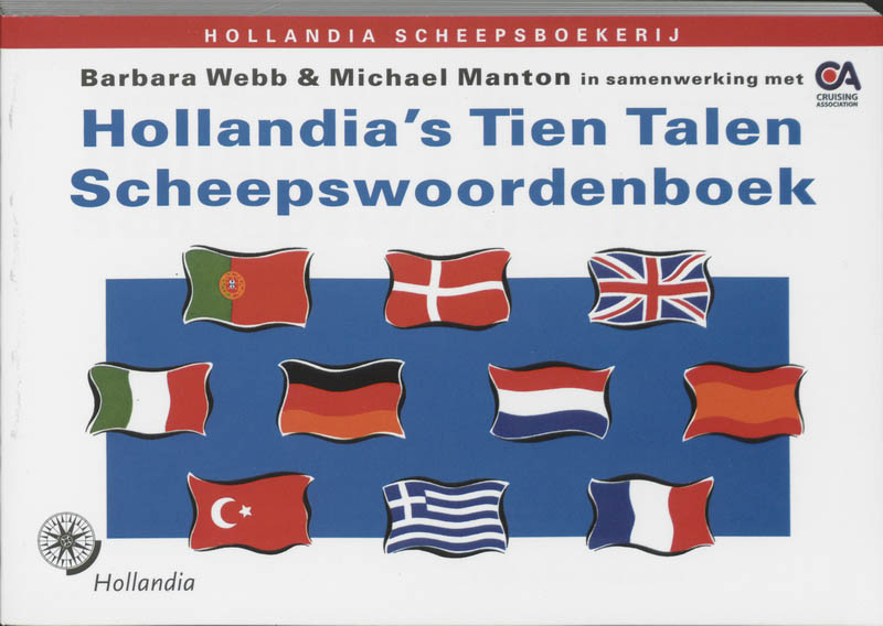 Omslag van Hollandia's tien talen scheepswoordenboek
