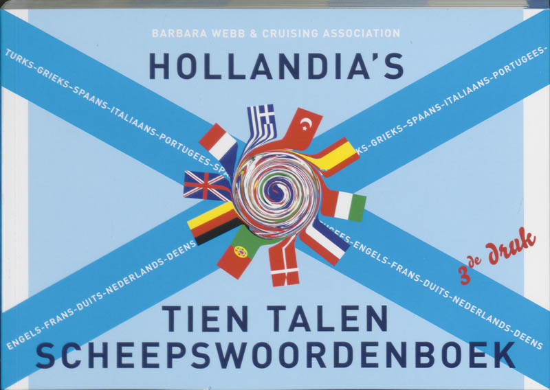 Omslag van Hollandia's tien talen scheepswoordenboek