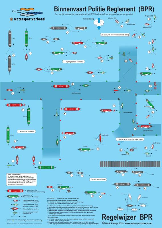 Omslag van Poster binnenvaart politie reglement (bpr)