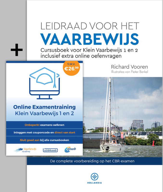 Omslag van Leidraad voor het Vaarbewijs inclusief online examentraining