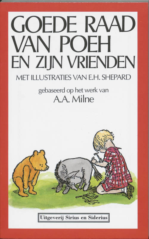 Omslag van Goede raad van Poeh en zijn vrienden