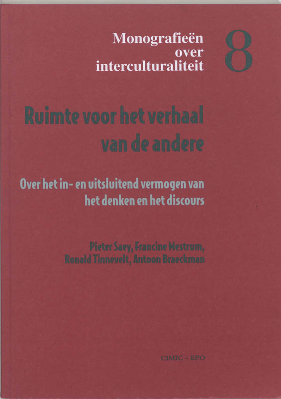 Omslag van Ruimte voor het verhaal van de andere