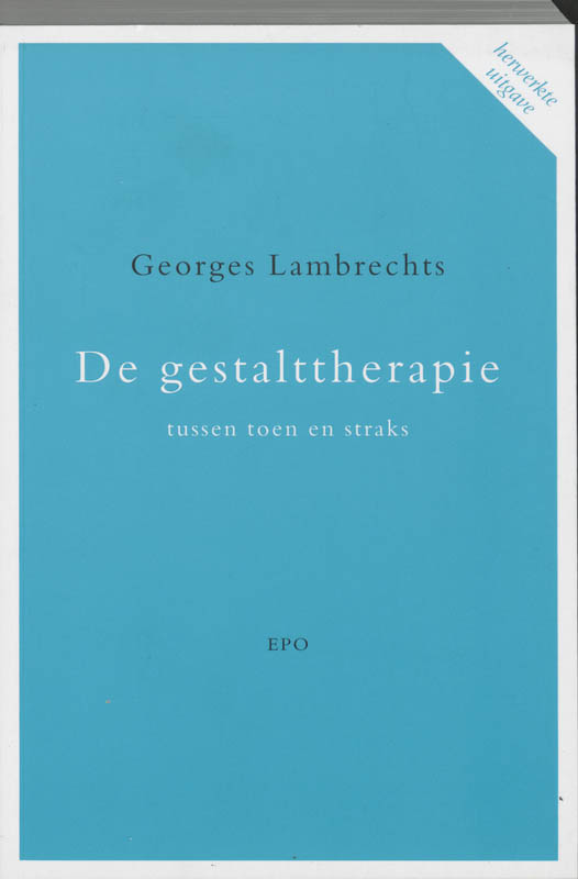 Omslag van De gestalttherapie tussen toen en straks