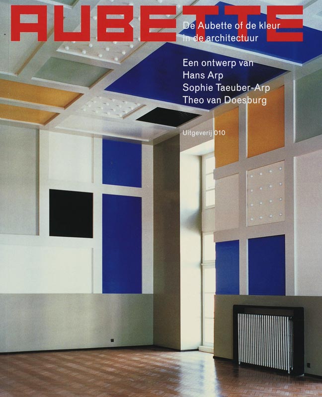 Omslag van De Aubette of de kleur in de architectuur