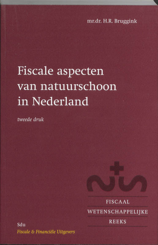 Omslag van Fiscale aspecten van natuurschoon in Nederland