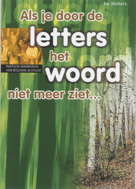 Omslag van Als je door de letters het woord niet meer ziet ...