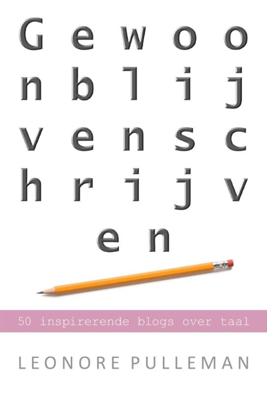 Omslag van Gewoon blijven schrijven