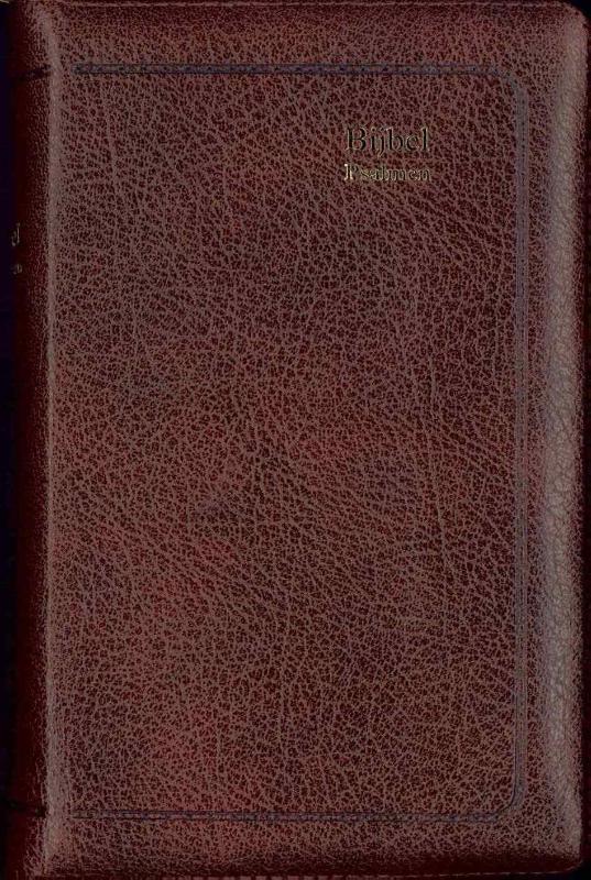 Omslag van Bijbel Statenvertaling met Psalmen berijming 1773 en 12 gezangen en index
